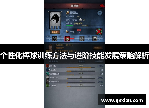个性化棒球训练方法与进阶技能发展策略解析